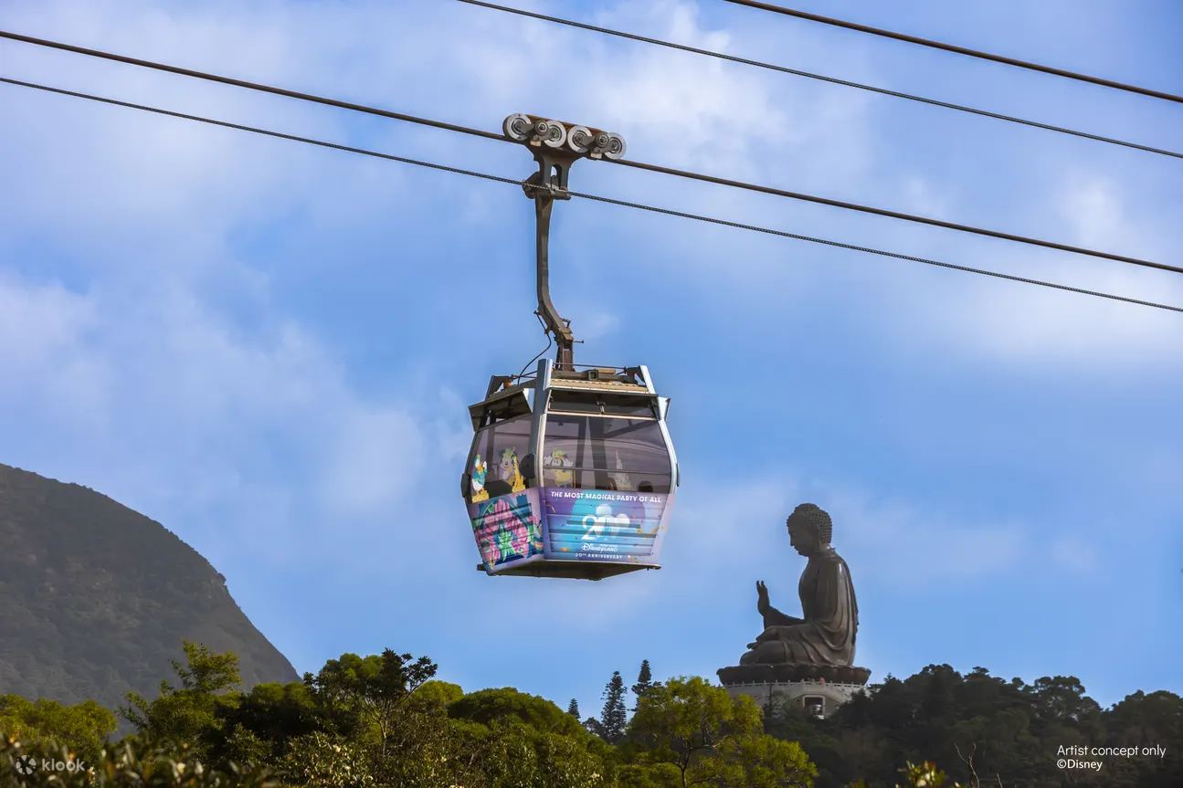 Disney-themed cable car