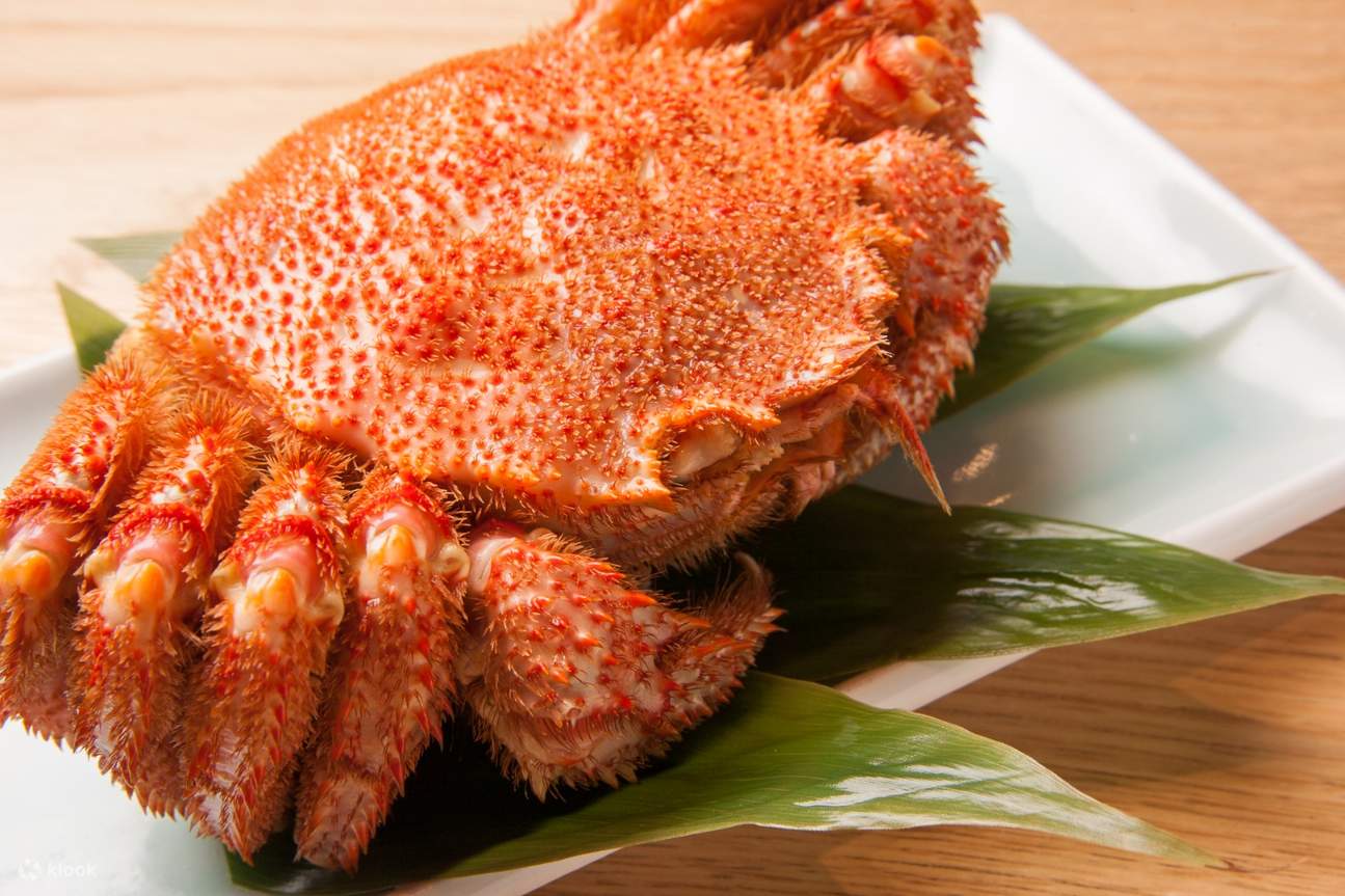 Hokkaido Horsehair Crab at Yuuichirou Shouten at Sapporo Station