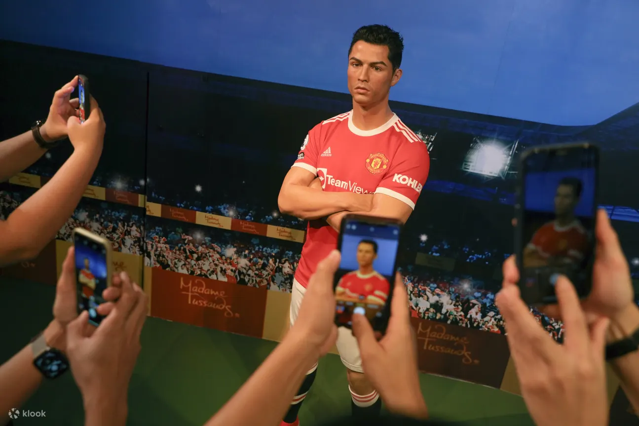 Cristiano Ronaldo wax figure in Madame Tussauds 