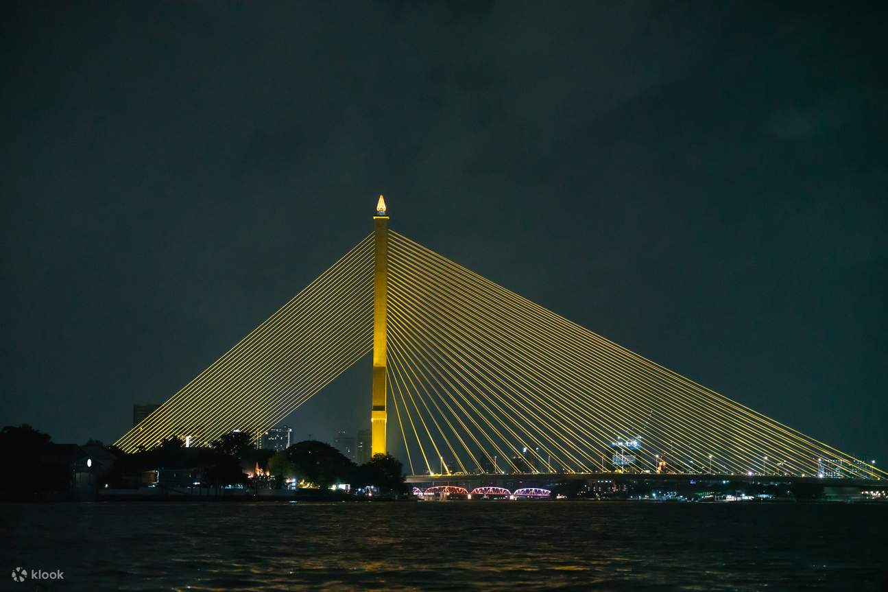  Chao Phraya River Night Cruise by Longtail Boat