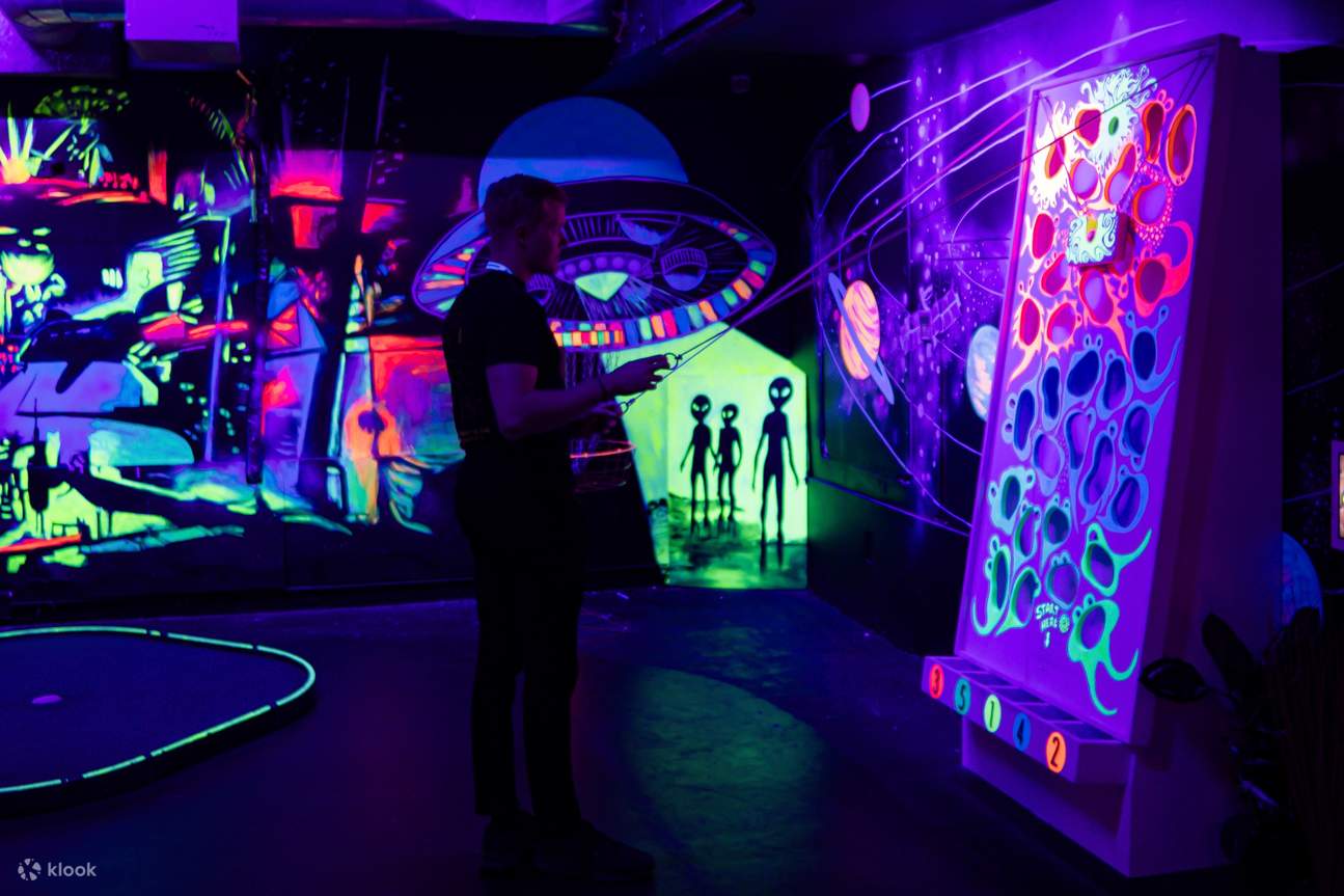 Люминесцентное поле для гольфа