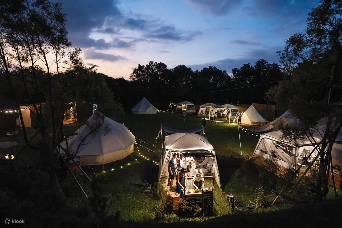 แคมป์ปิ้งเหมียว栗｜Xiaorizi Camping Area｜ประสบการณ์แคมป์ปิ้งสไตล์ไม่ต้องเตรียมอุปกรณ์