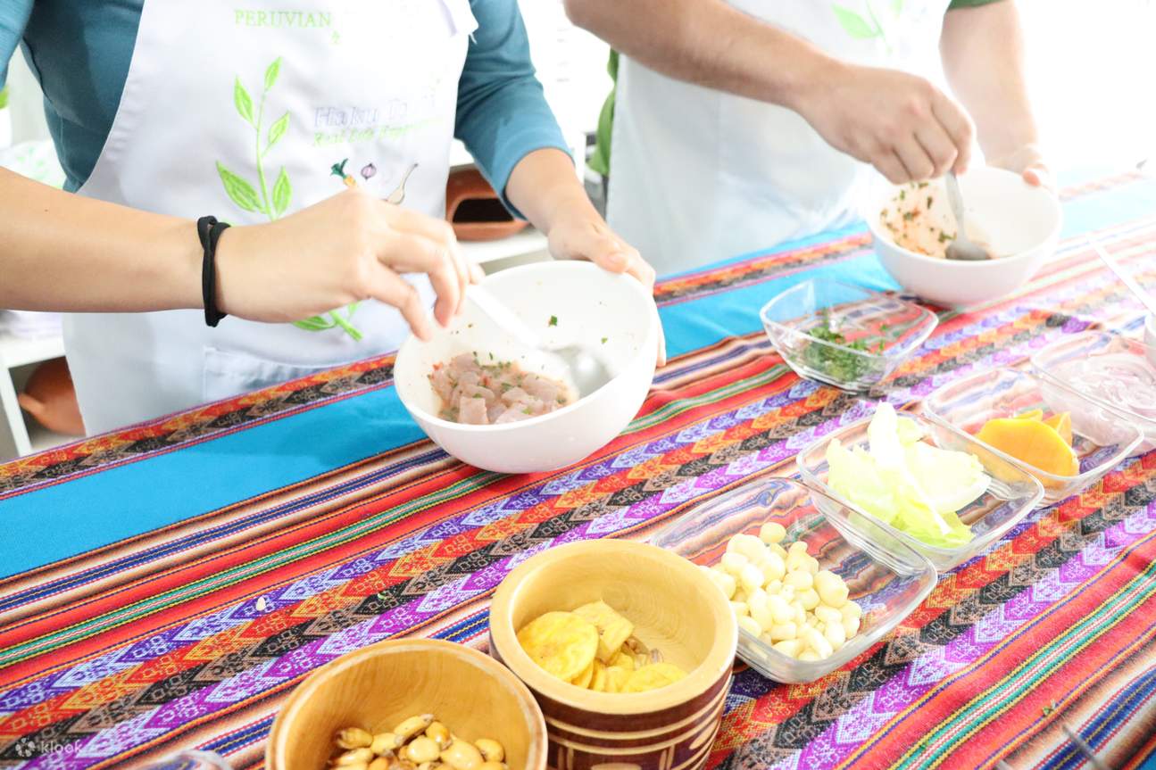 Marinate raw fish with lime juice, onions, and optional Andean hot chilies beautifully