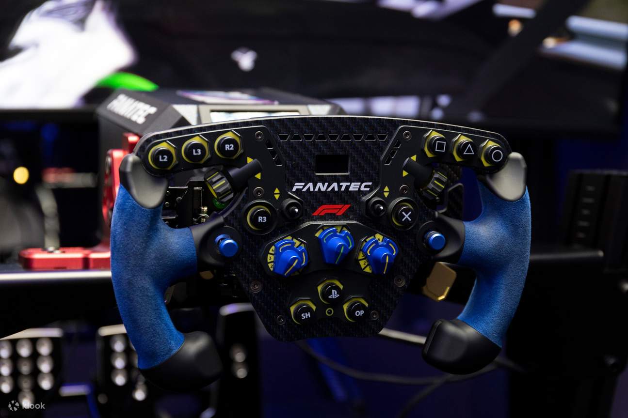 与亲朋好友一同在模拟赛车工作室，尽情享受赛车的快感