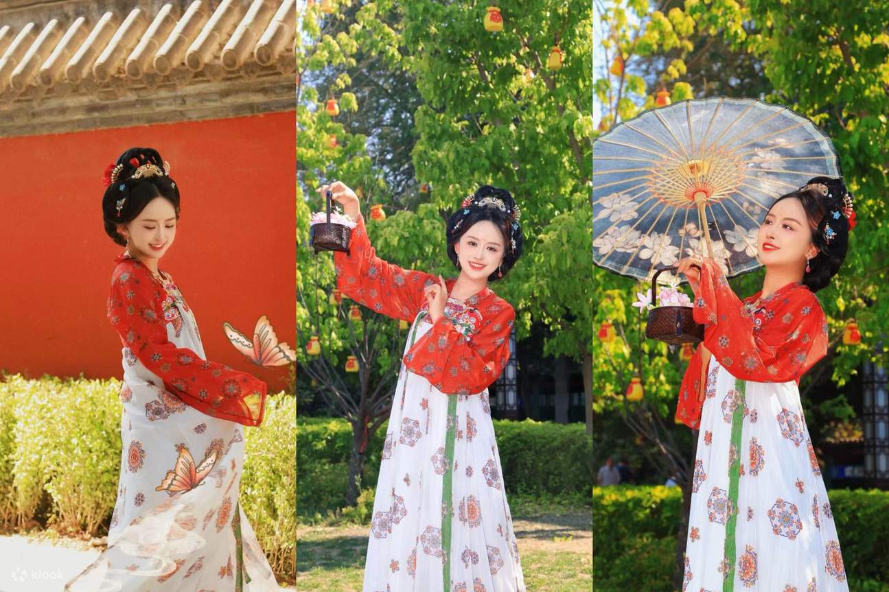 The upturned eaves of the Dazheng Hall cut through the azure sky, the ginkgo leaves in front of the Ten Kings Pavilion form a golden carpet, the red walls of the Qingning Palace reflect mottled shadows of trees, and even the arc of the wind blowing throug