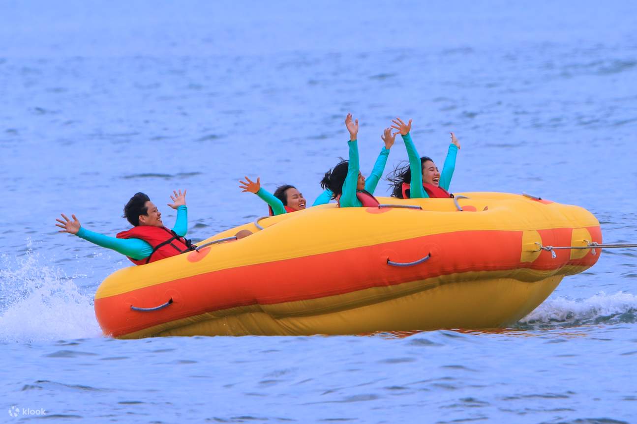 Donut boat, sports nautiques, Tanjung Benoa Beach, Bali