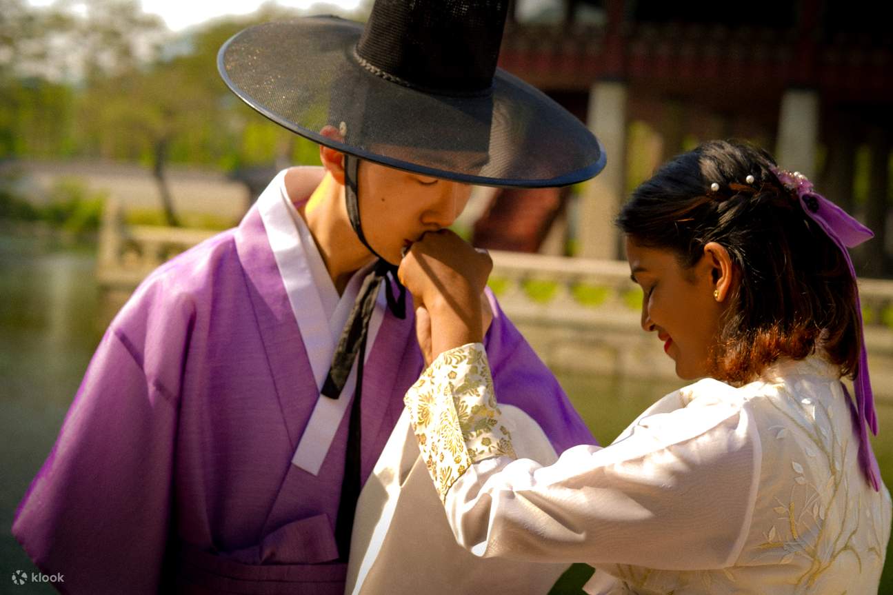 Sesión de fotos de boda y pareja en Gyeongbokgung