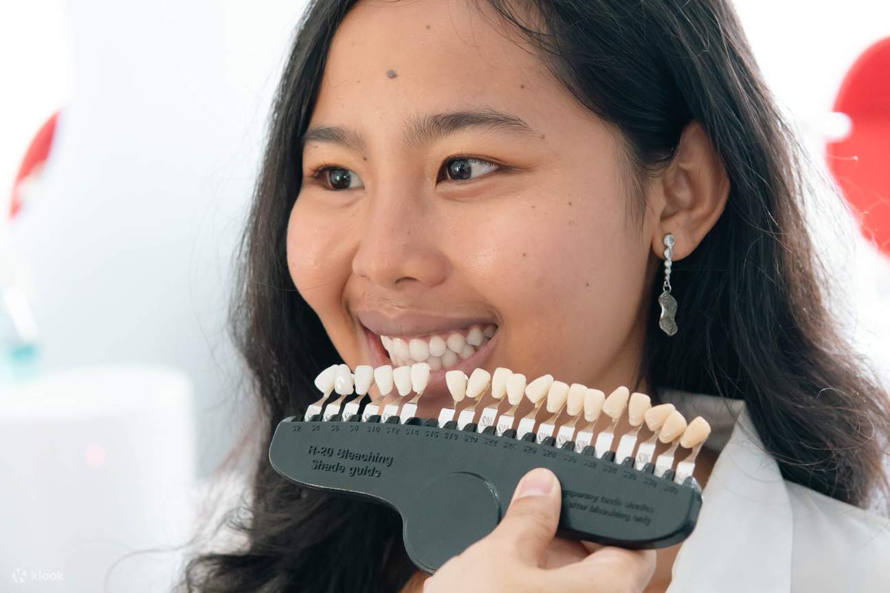 indicador de color de los dientes