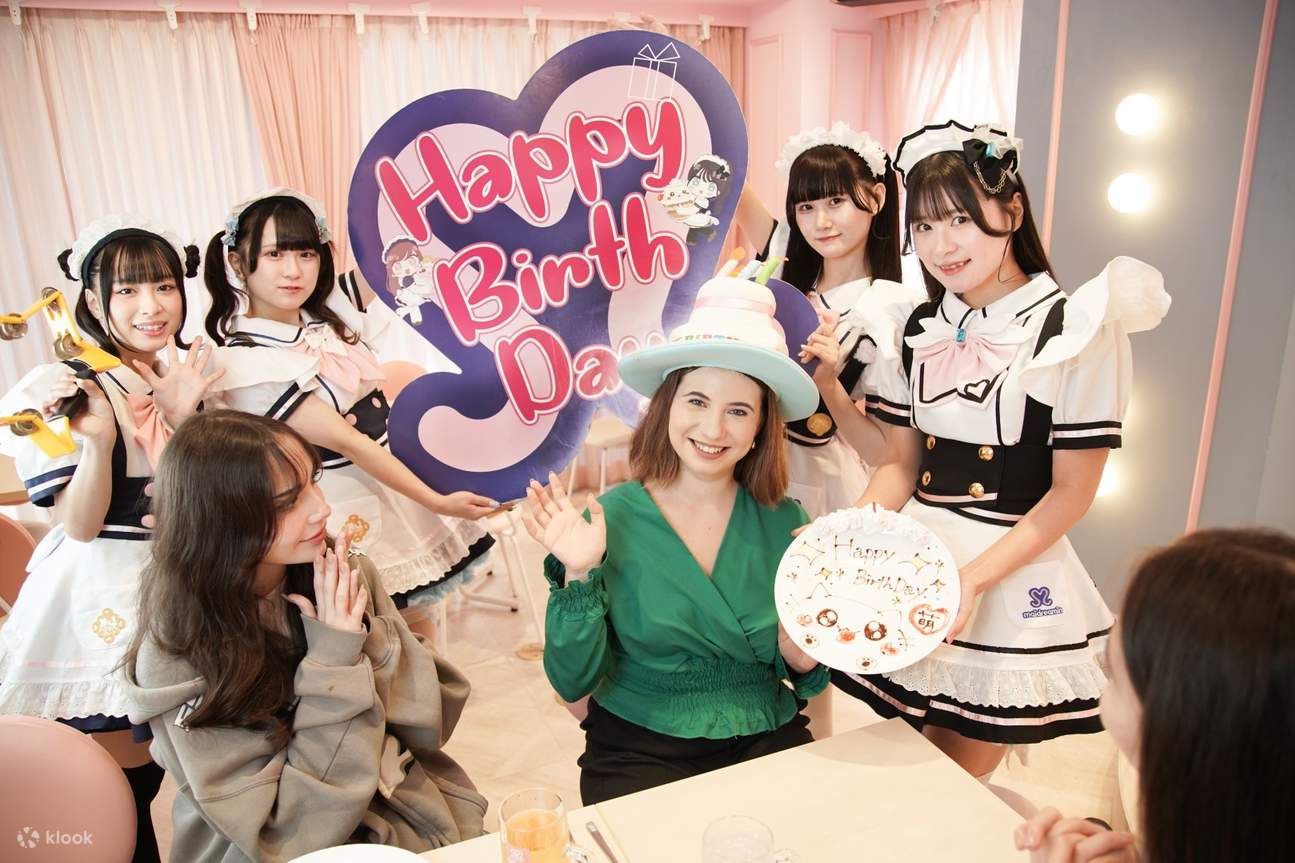 在女僕咖啡廳@ほぉ〜むcafe，體驗日為當月壽星的顧客提供免費慶祝💖如有需要，請於入店時告知。
※屆時可能會要求您出示記載有生日的證明文件（如護照等）。