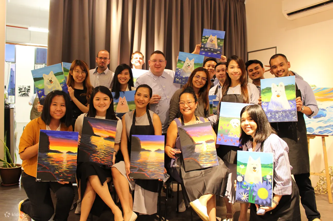 Group of painters