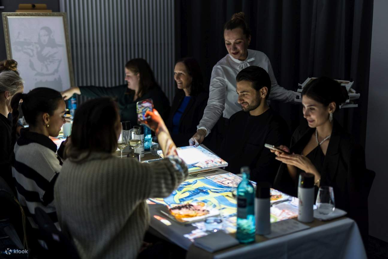 people on dining table