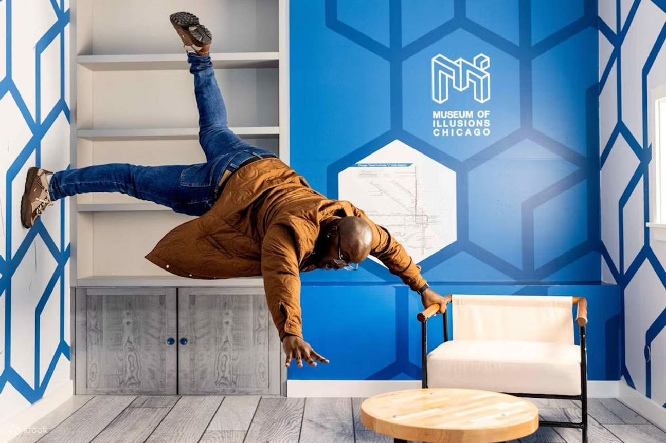 Step into interactive exhibits and experience 80+ visual tricks that make the impossible seem real