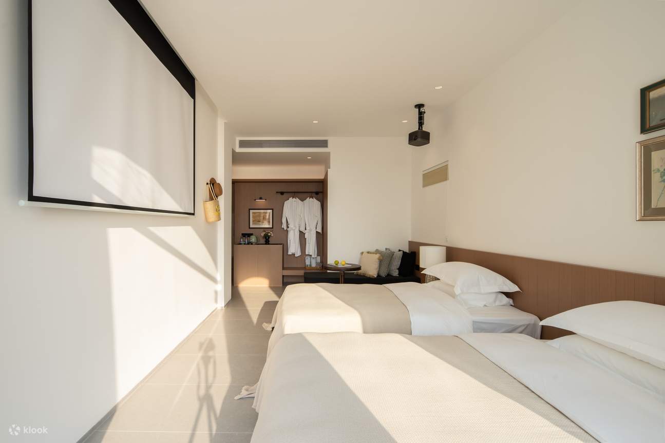 Phòng 2 giường đơn có hồ bơi sân thượng Star