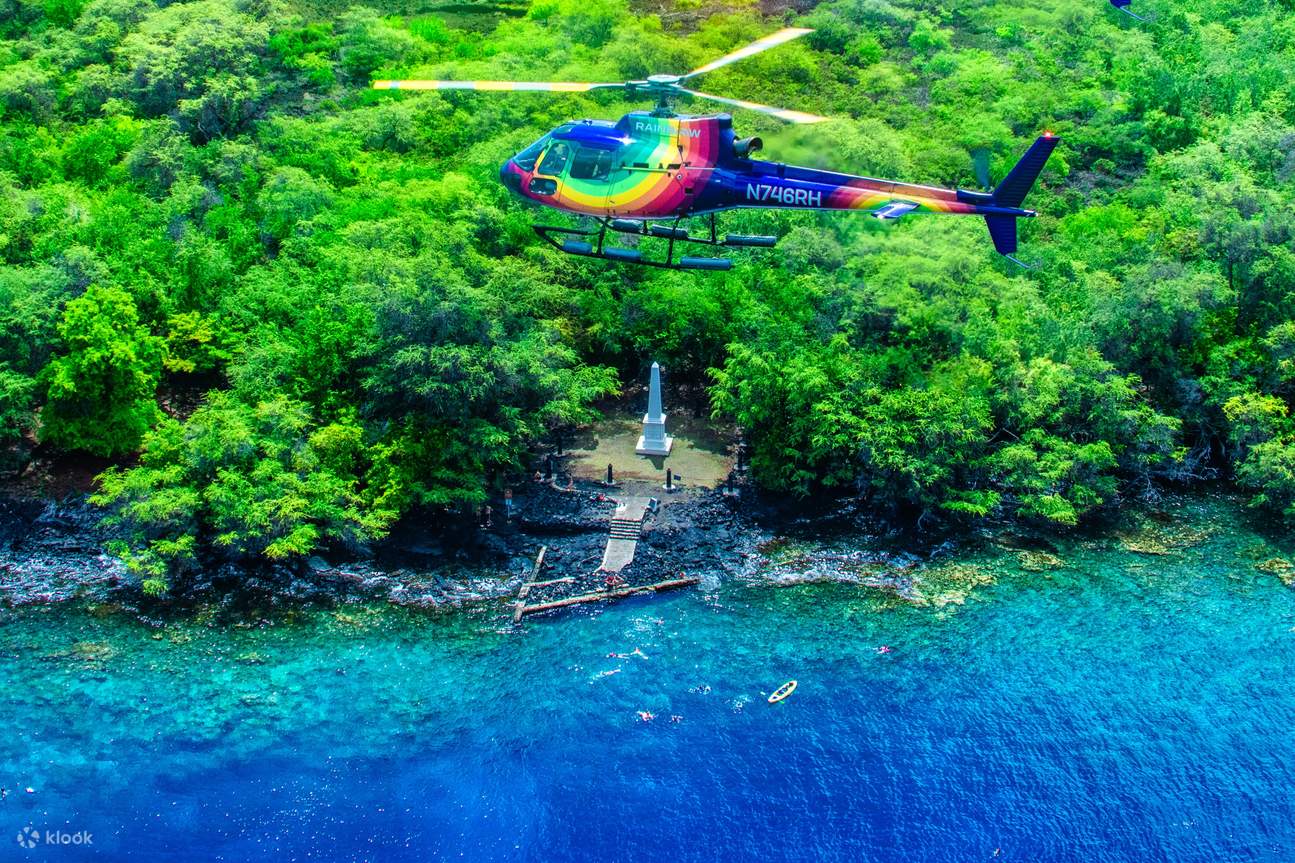 Recorrido panorámico por la costa de Kona - Tour en helicóptero de 30 minutos - Con o sin puertas