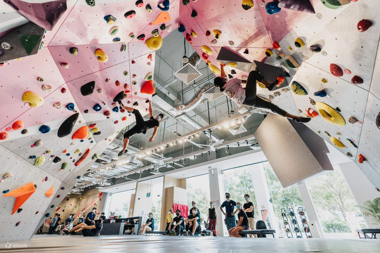 Indoor Bouldering Gym by Boulder Movement in Downtown and Tai Seng Klook