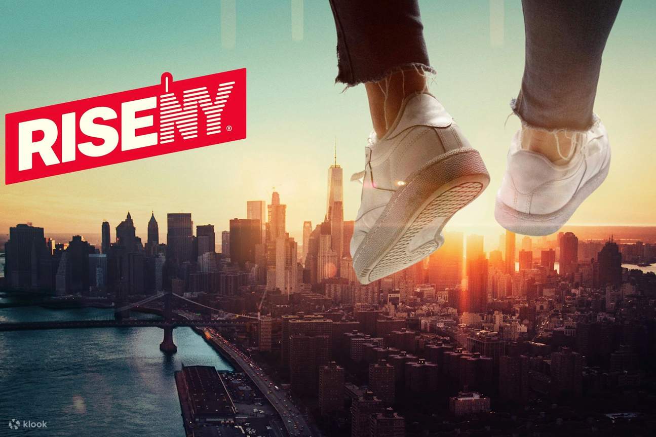 Suspended high up in the air, soar virtually as you explore the famous sights of the city