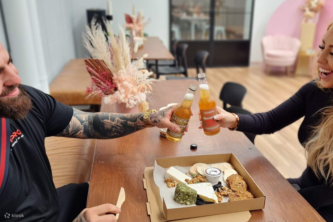 artisan cheese tasting platter