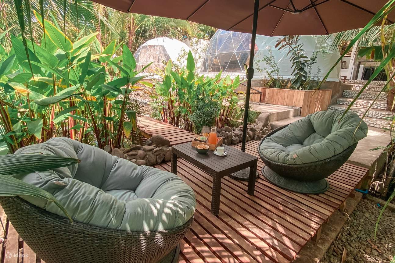 ドーム4のラウンジエリア