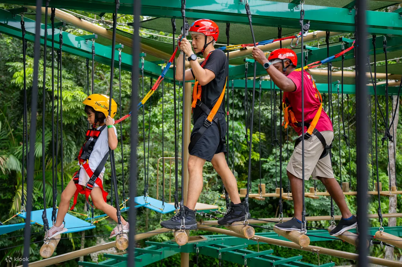 Houbii Spot Rope Course Ticket At Singapore Zoo