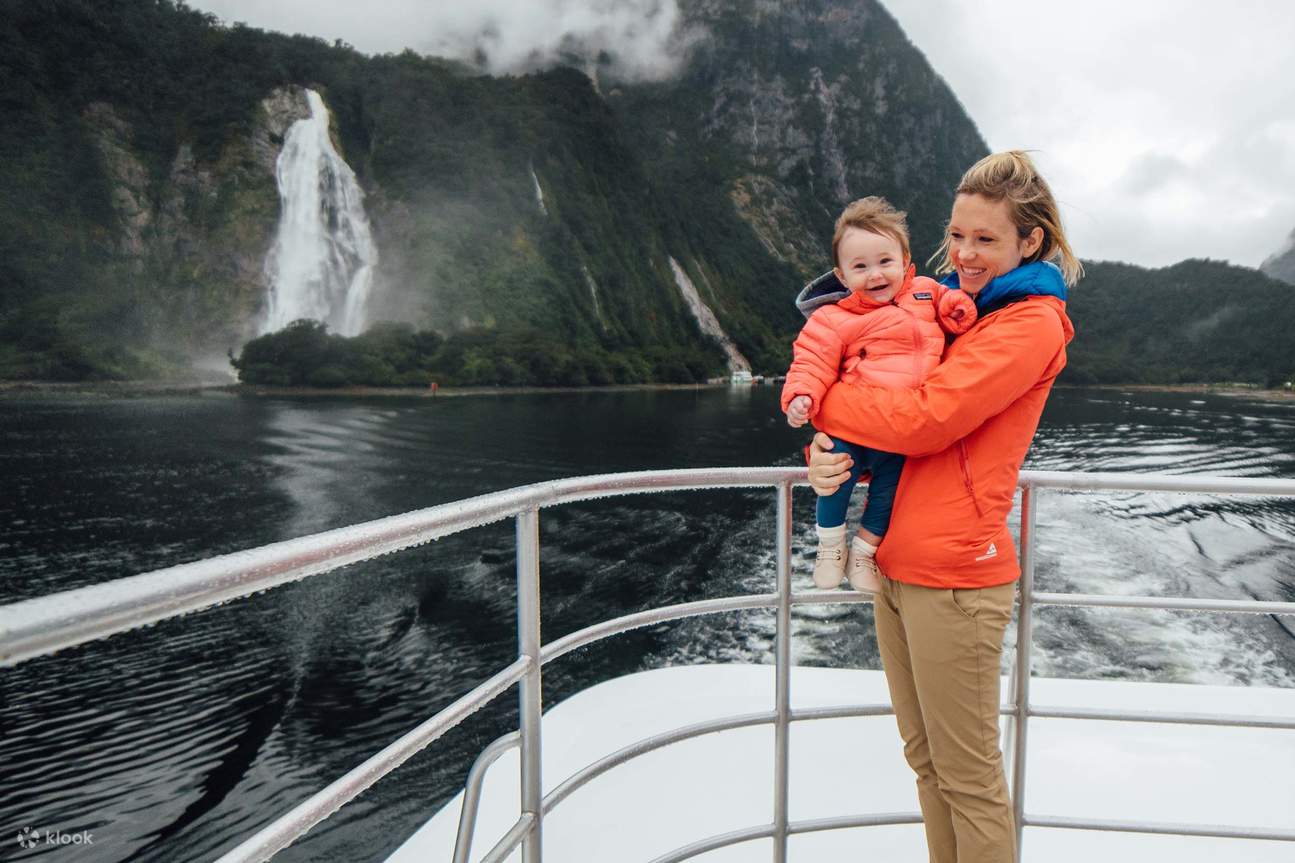 Photo de famille à Milford Sound