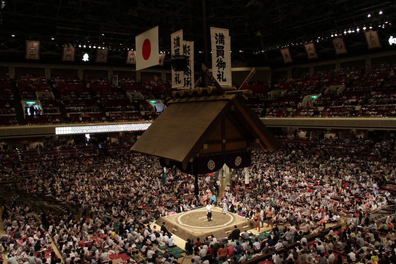 Tokyo Sumo Tournament Tour with Tickets with 2F Chair Seat Klook