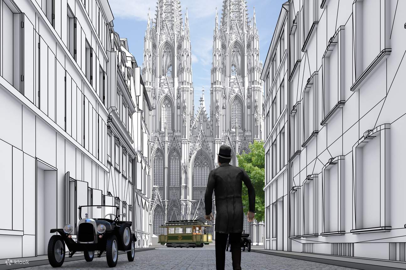 บัตร**ประสบการณ์**การเดินทางข้ามเวลาด้วยเทคโนโลยีโลกเสมือนจริงใน**โคโลญ**