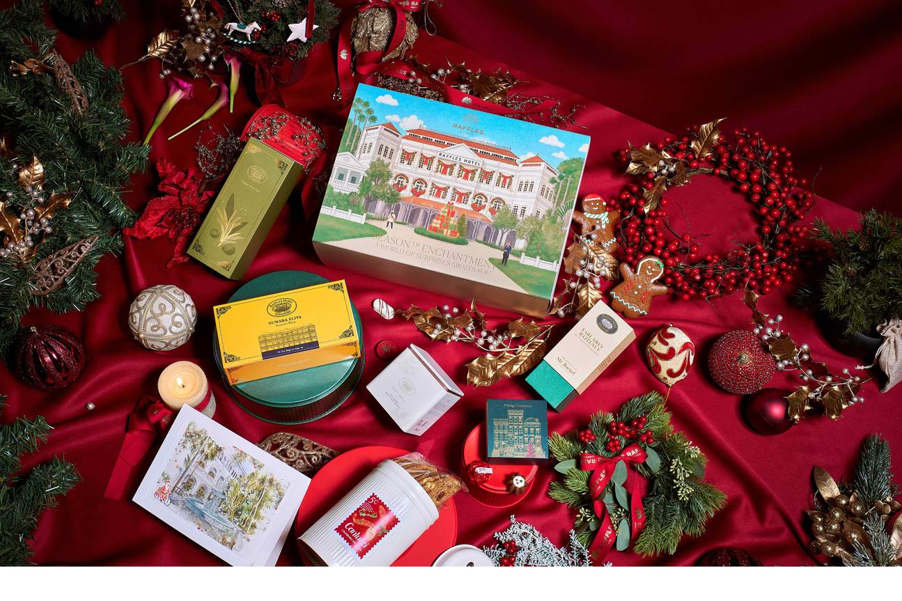 新加坡萊佛士飯店節慶禮籃