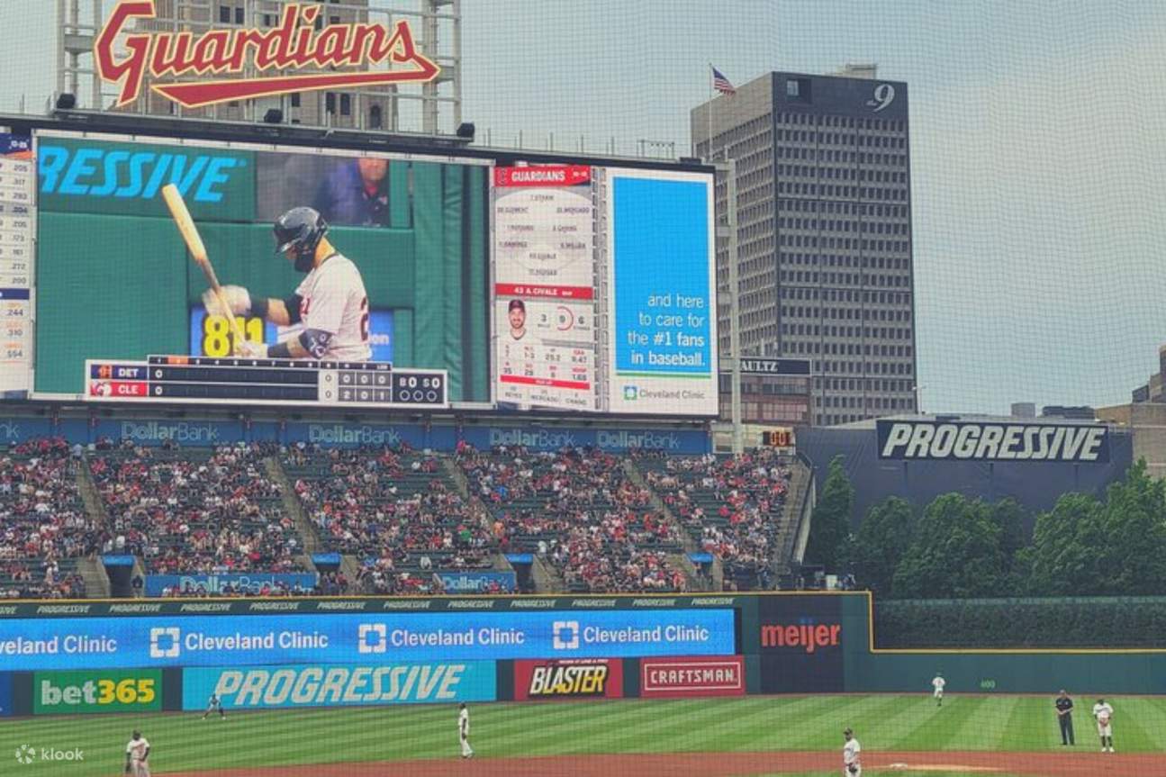 Perlawanan Besbol Cleveland Guardians di Progressive Field