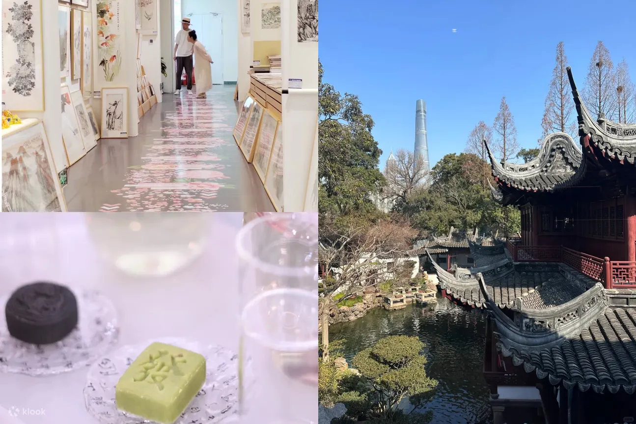 于此间，捧一盏新中式茶饮，宛如穿越千年时光，与古人共品香茗。茶烟袅袅，香气氤氲，那醇厚的茶香，恰似历史的回声，在舌尖上舞动，在心田里流淌。松▪艺术空间与新中式茶饮，诚乃沪上之雅境，邀君共赴这场古今交融的风雅之约