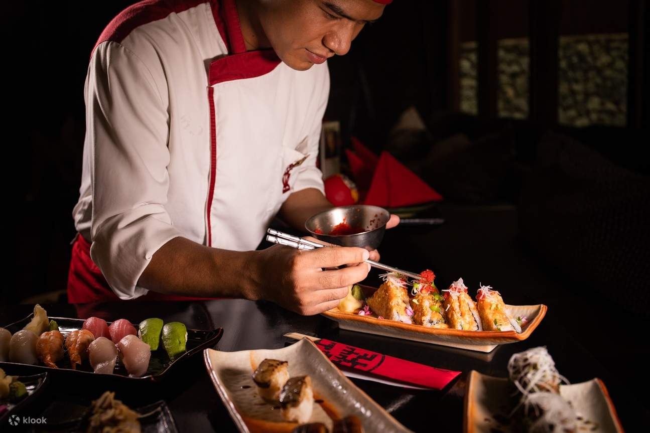 benihana at riverside plaza bangkok, benihana, riverside plaza bangkok, klook dining, bangkok restarant, hotel dining bangkok,hotel restaurant, japanese food