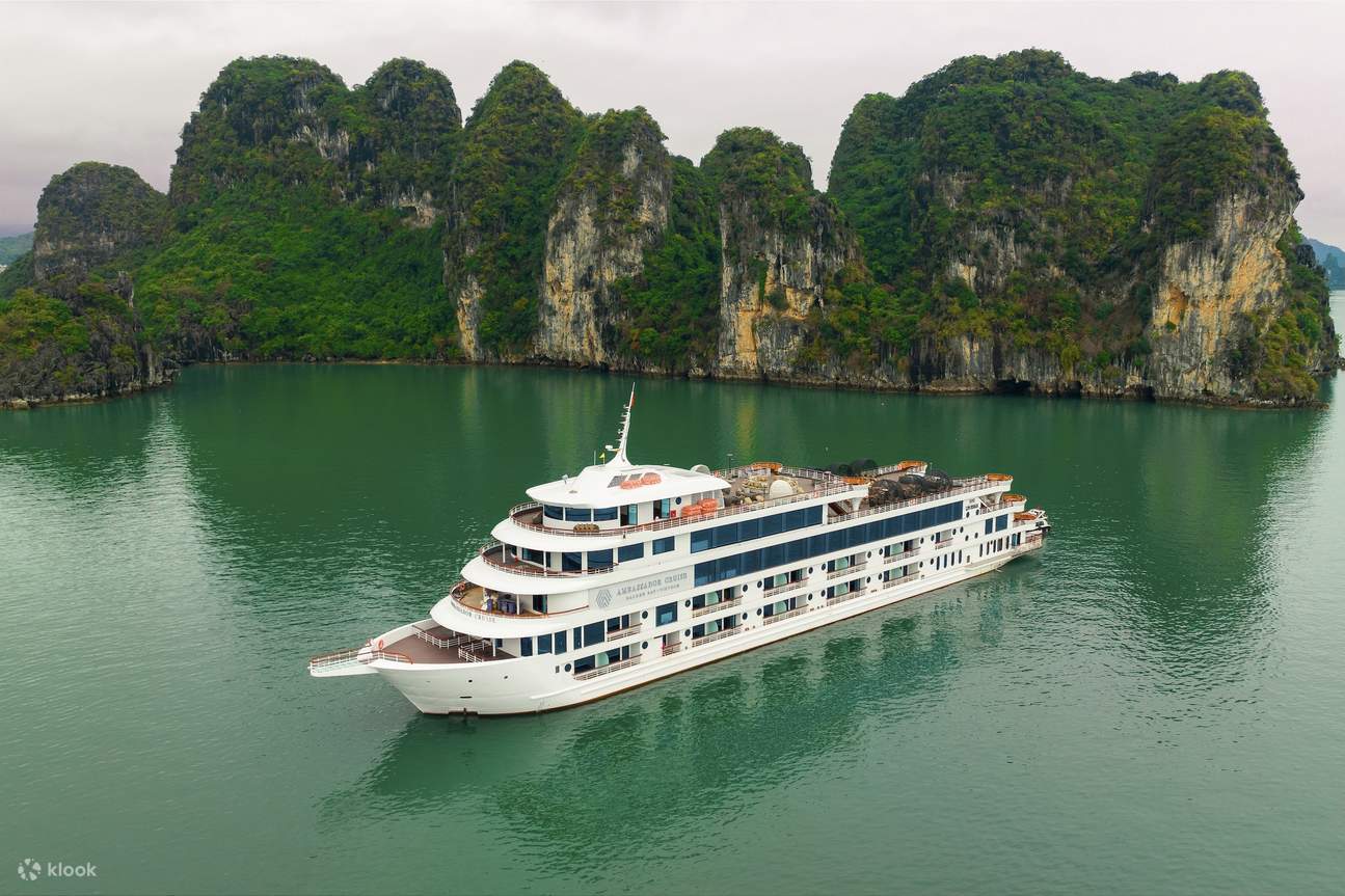 Luxury Cruise Tour on Halong Bay by Ambassador Cruise - Klook Australia