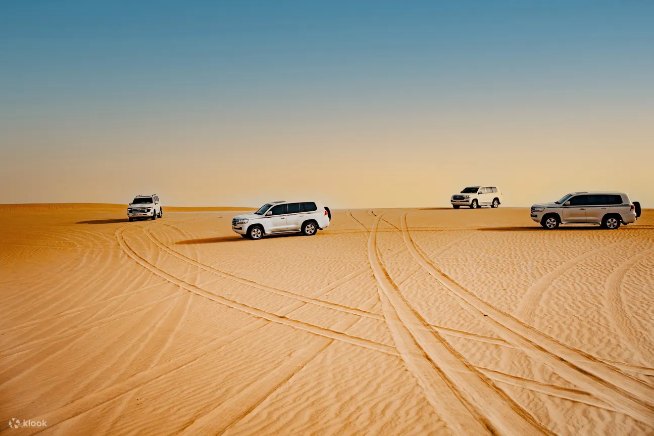 Jeep in a desert safari experience