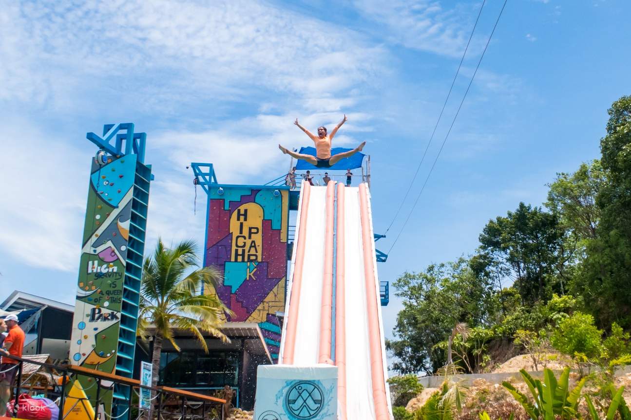 water slides in high park samui koh samui
