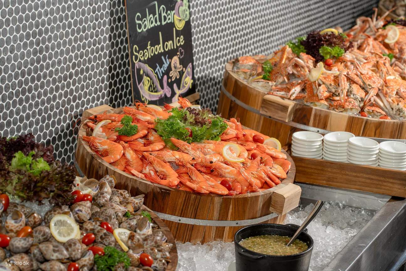 Buffet de fruits de mer au Thale, Akara Hotel Pattaya
