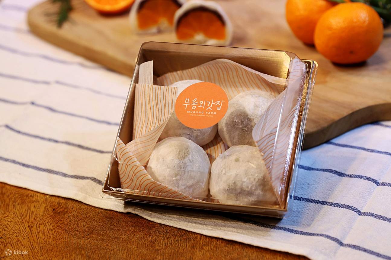 Angarin Rice Jeju Tangerine Mochi(Rice Cakes) Making Experience - Klook