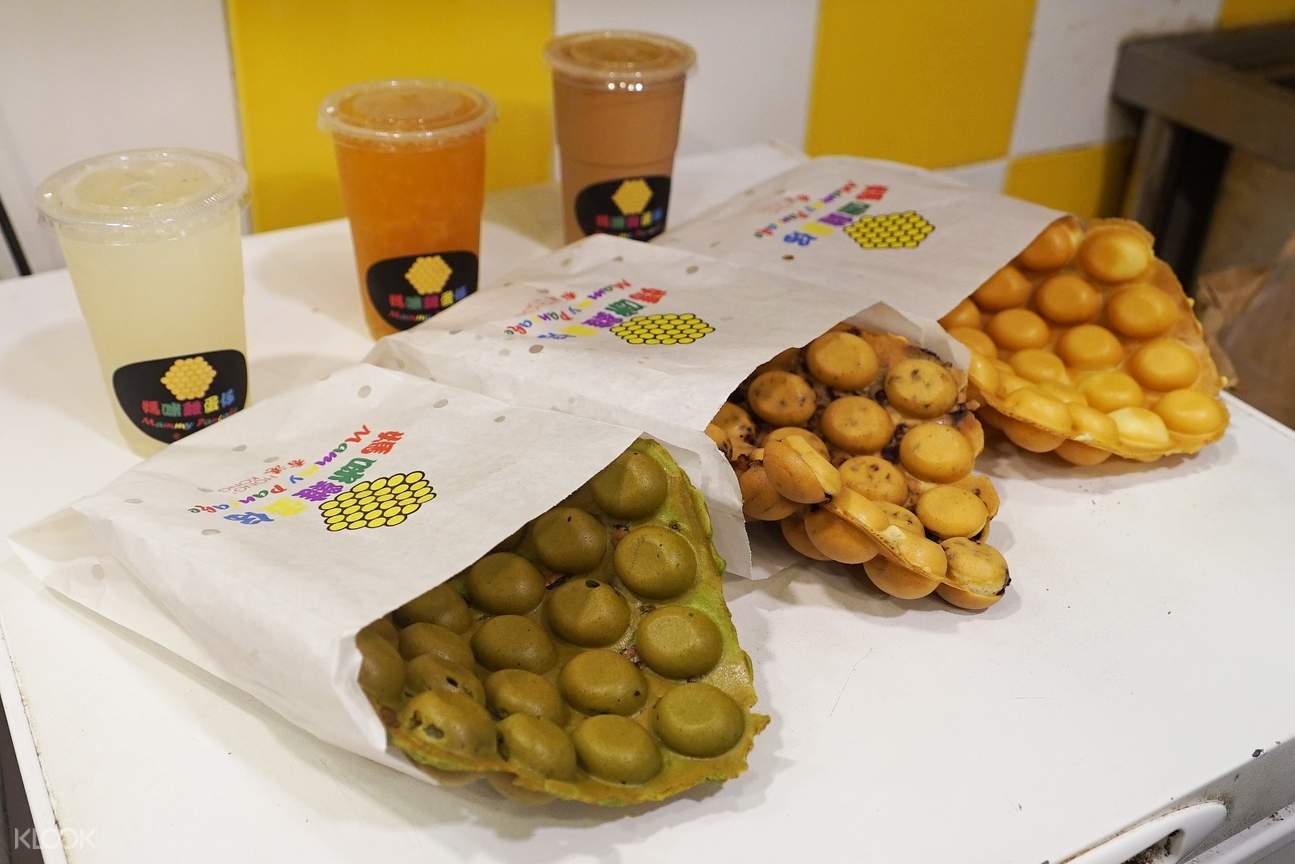 Egg Puffs at Mammy Pancake in Causeway Bay, Hong Kong