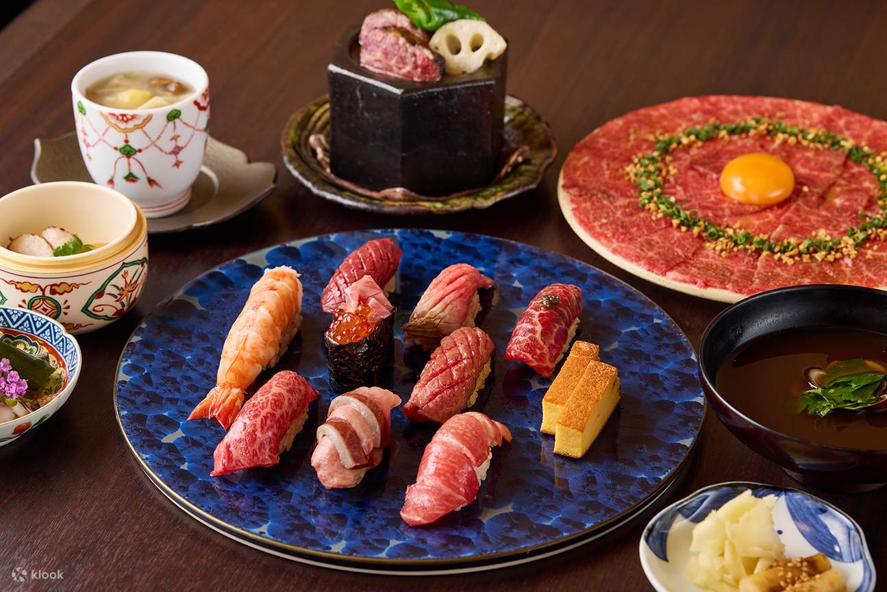 KINTAN RESTAURANT - Beef Sushi in Tokyo,Ginza