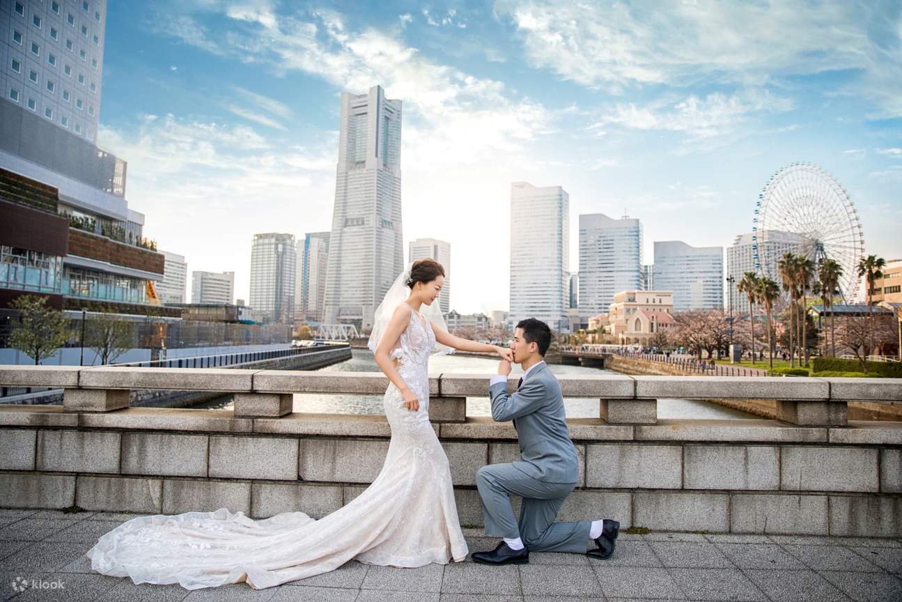 Chụp ảnh cưới ở Kamakura & Yokohama với tạo mẫu chuyên nghiệp