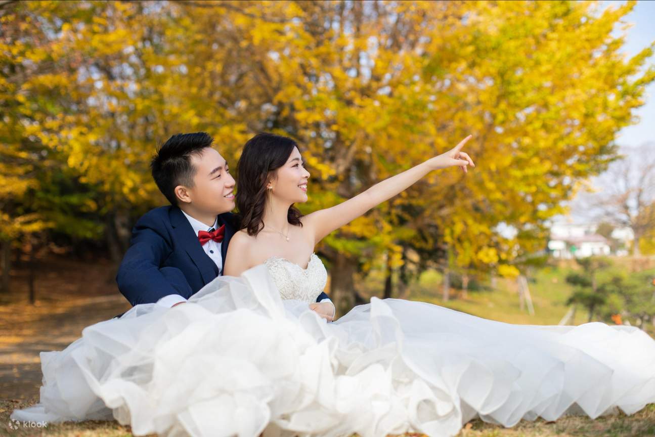 Kamakura & Yokohama Hochzeitsfotoshooting mit professionellem Styling