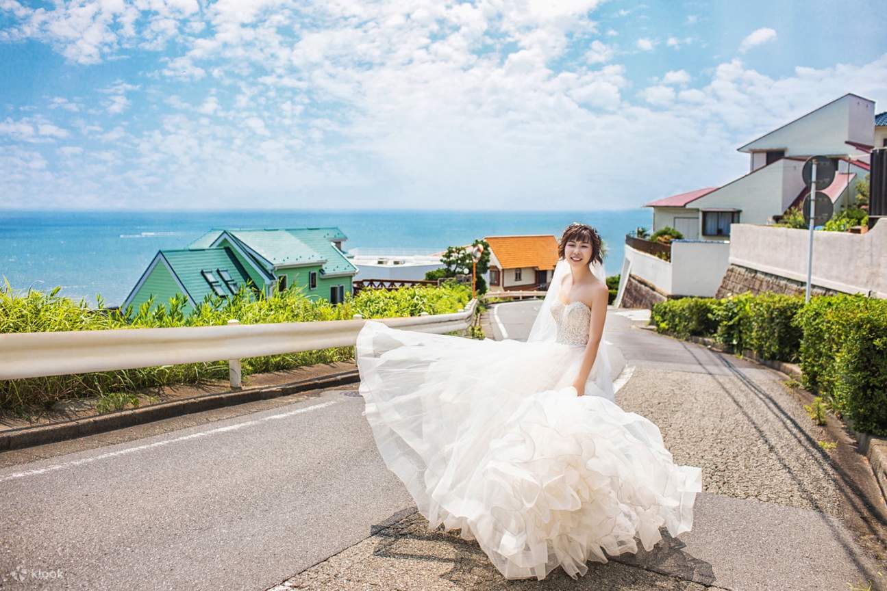 镰仓和横滨婚纱照拍摄（专业造型）