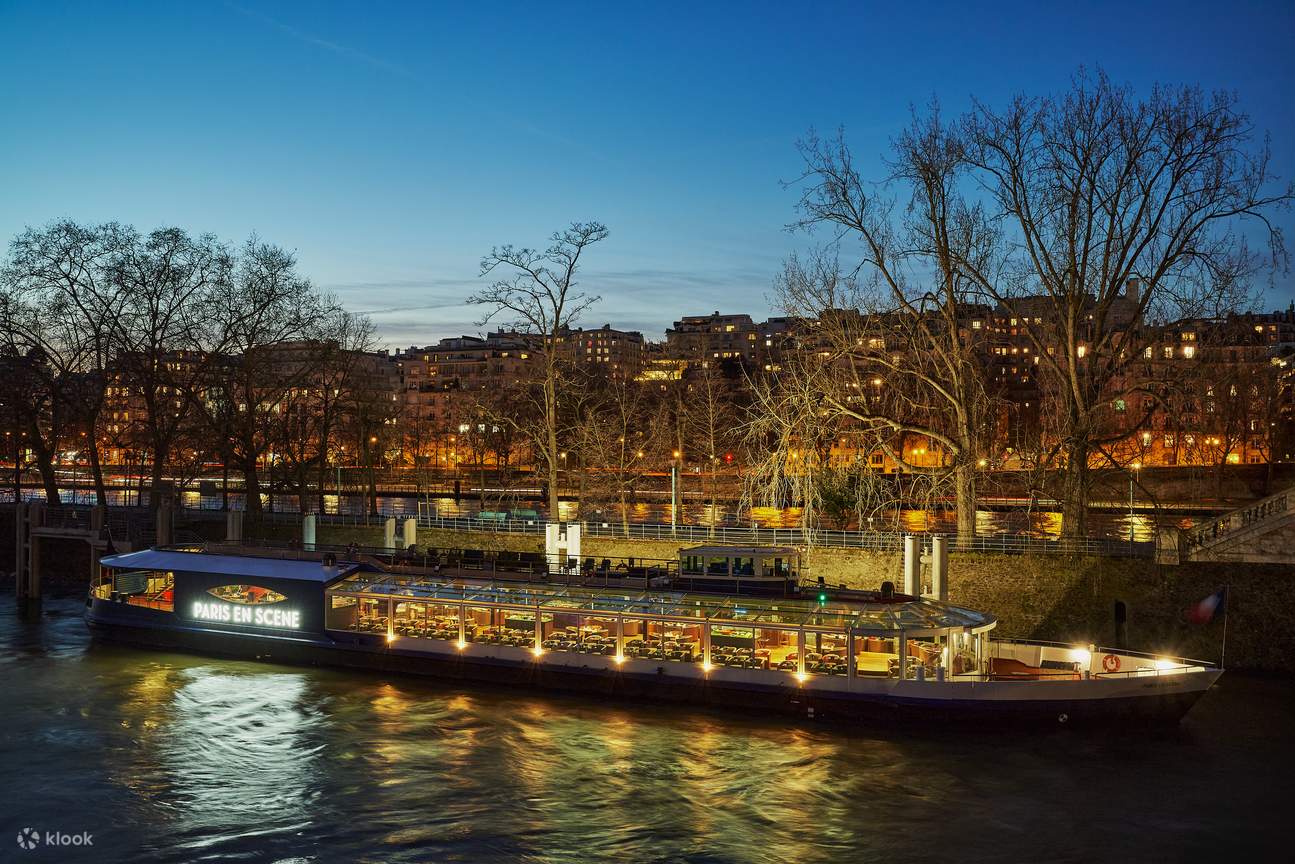 Круиз с ужином из 3 блюд по Сене из Парижа