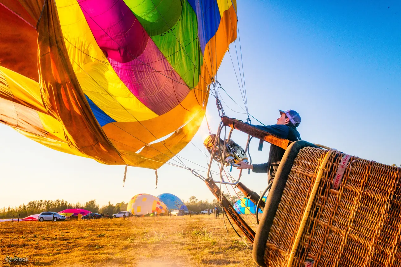 hot air balloon hunter valley