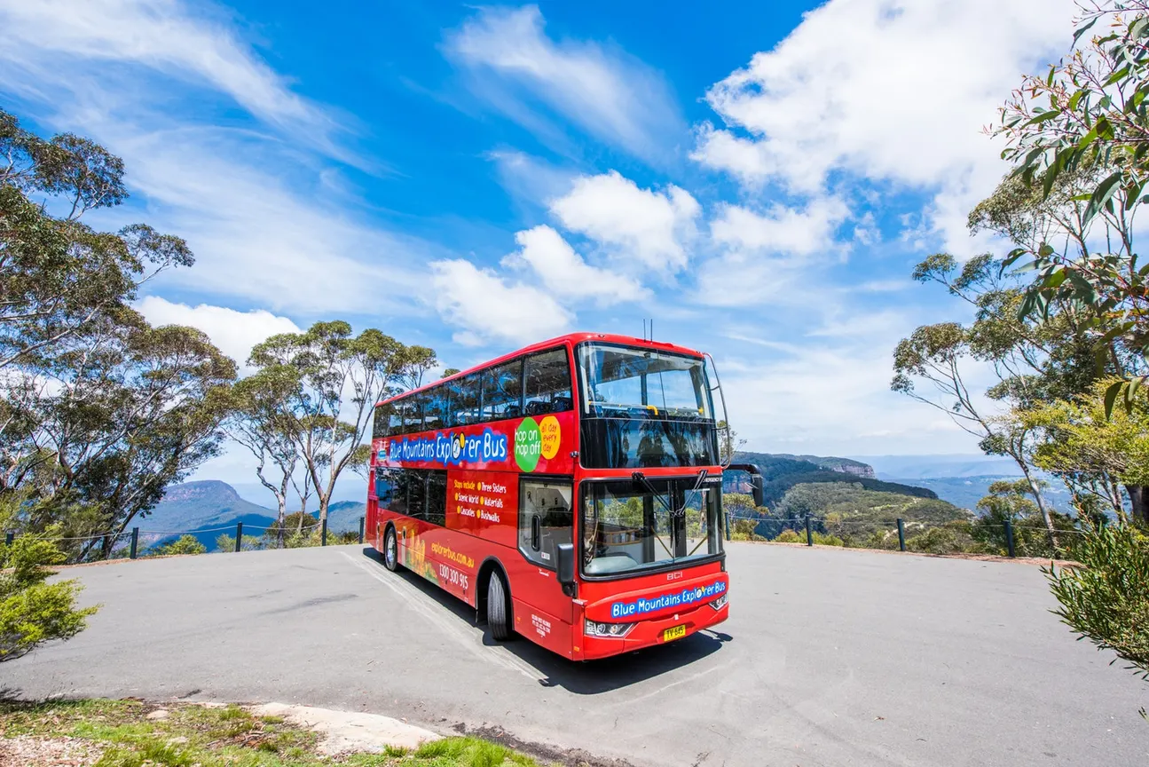 Experience the freedom to roam Blue Mountain's wonders with the flexible bus tour