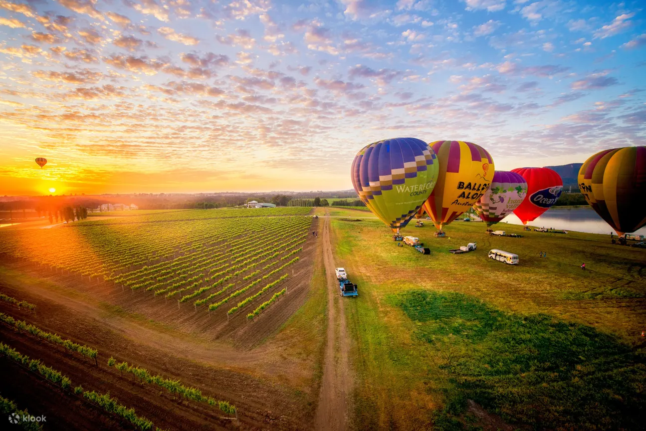 hot air balloon hunter valley