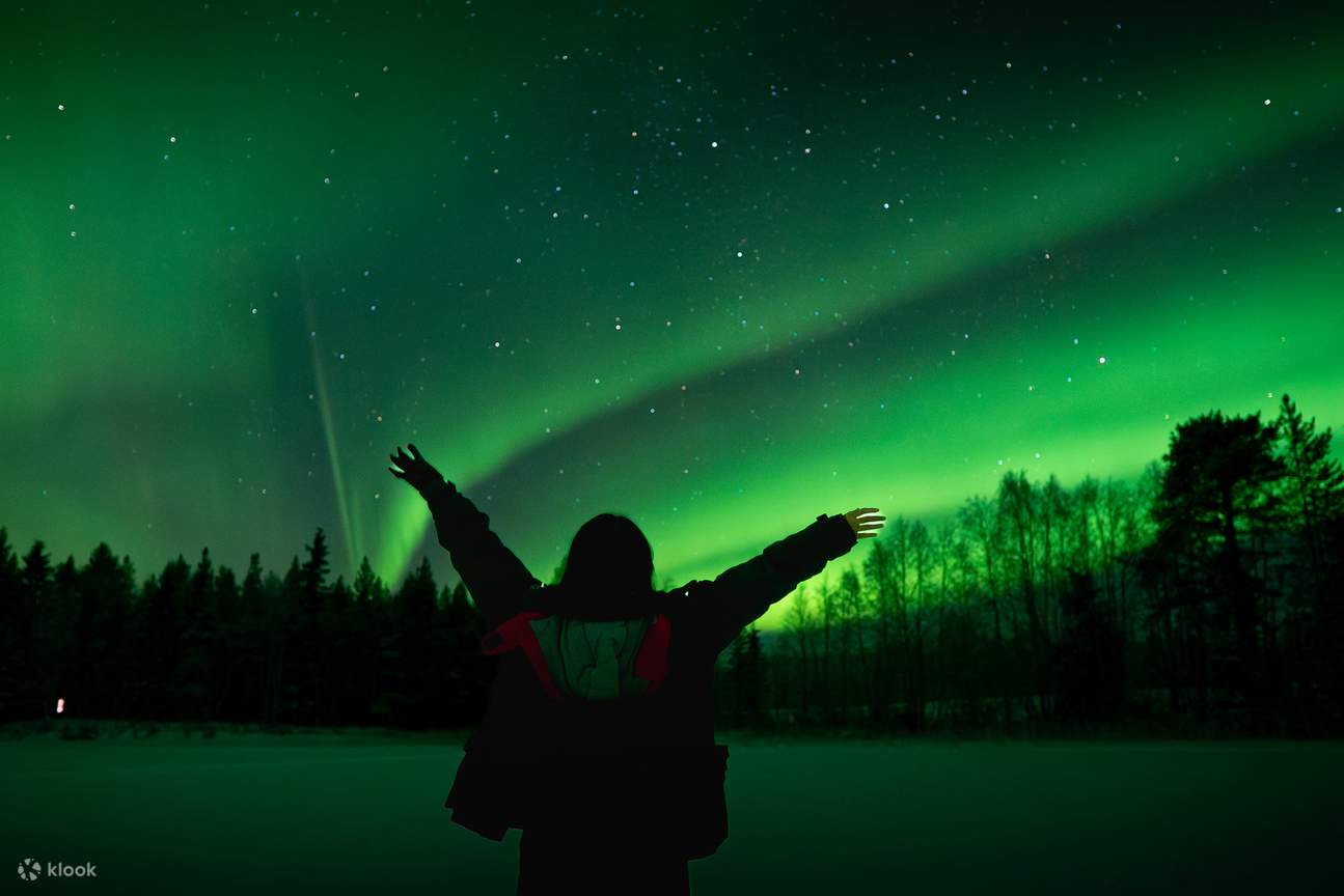 Witness the ethereal beauty of the Northern Lights in Northern Finland