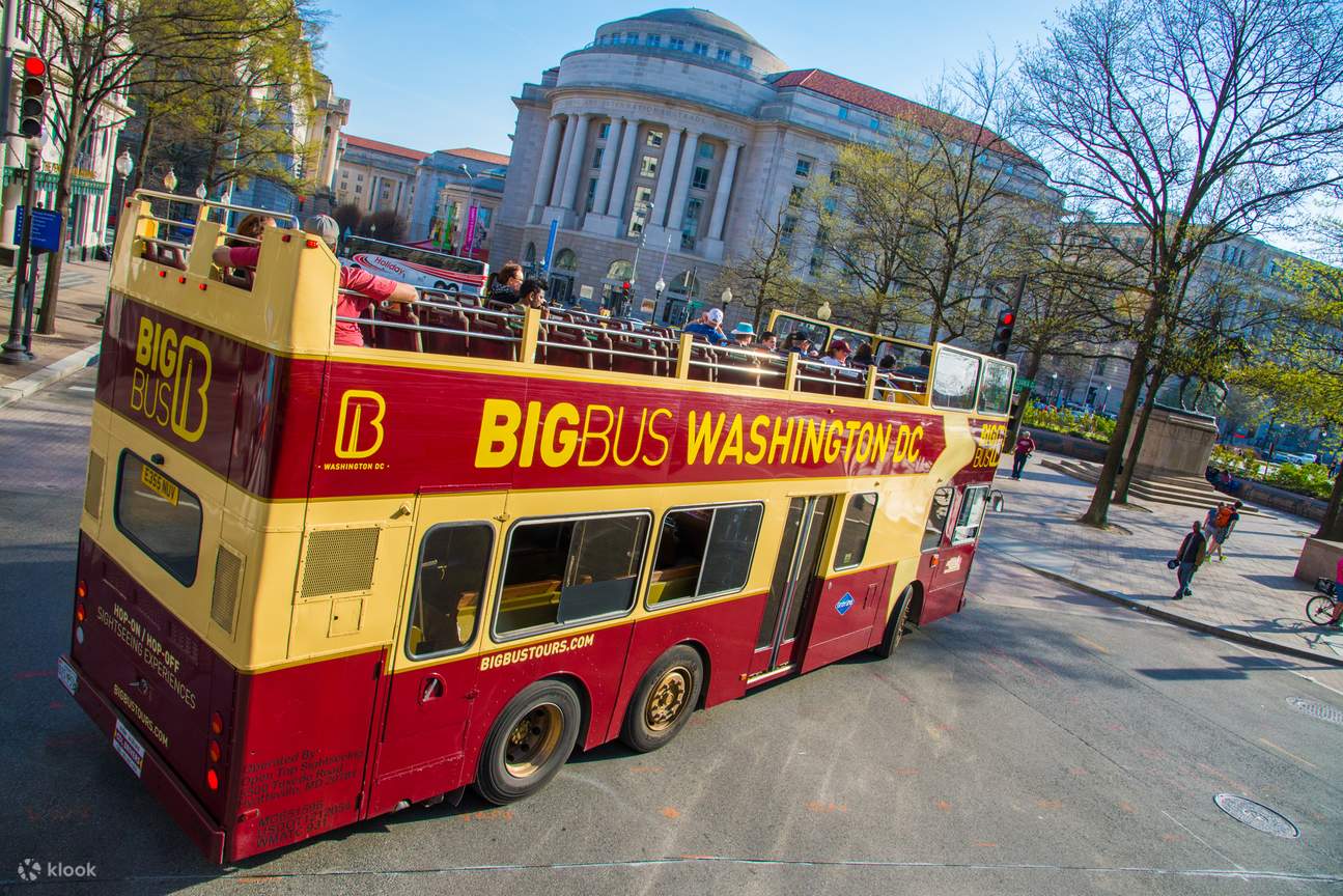 Lawatan Hop-On Hop-Off Bas Besar Washington DC (Terbuka-Atas) - Klook ...
