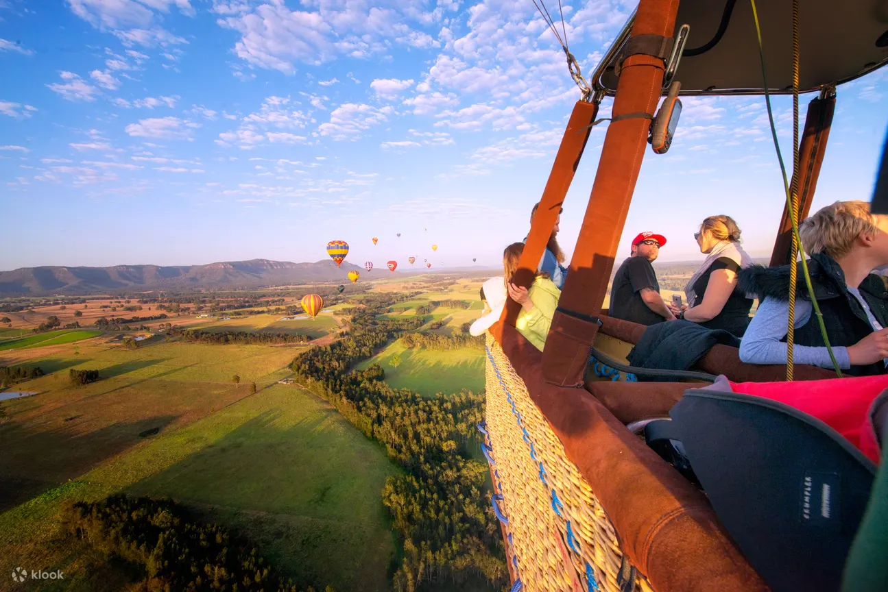 hot air balloon hunter valley