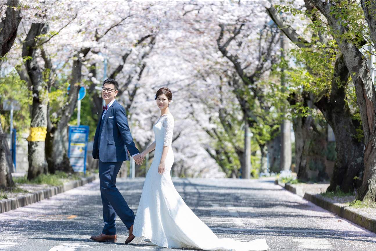 Chụp ảnh cưới ở Kamakura & Yokohama với tạo dáng chuyên nghiệp