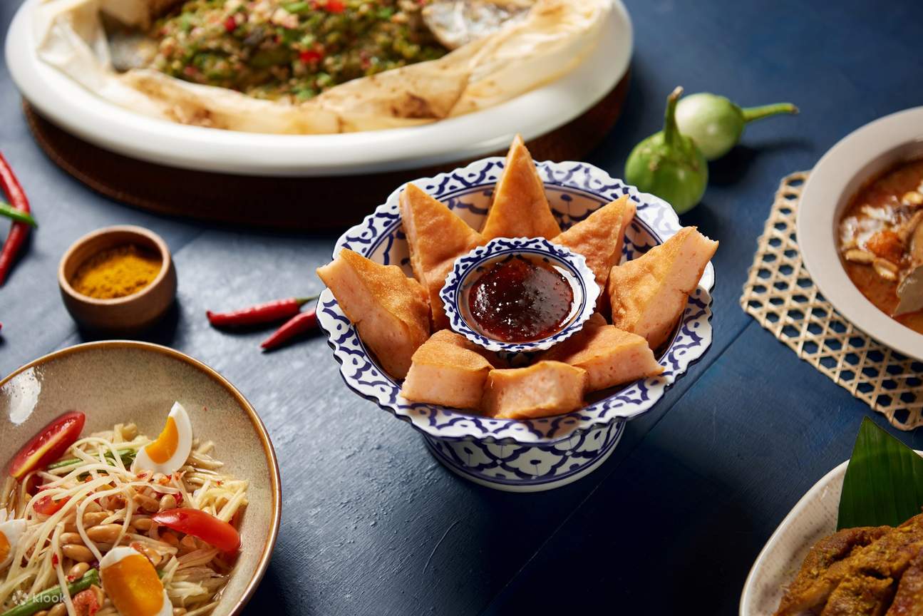 Prawn Cake at Siam More Thai Restaurant in Taipei