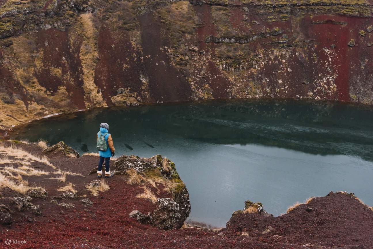 Golden Circle and Kerid Volcano Crater Tour with Blue Lagoon Admission